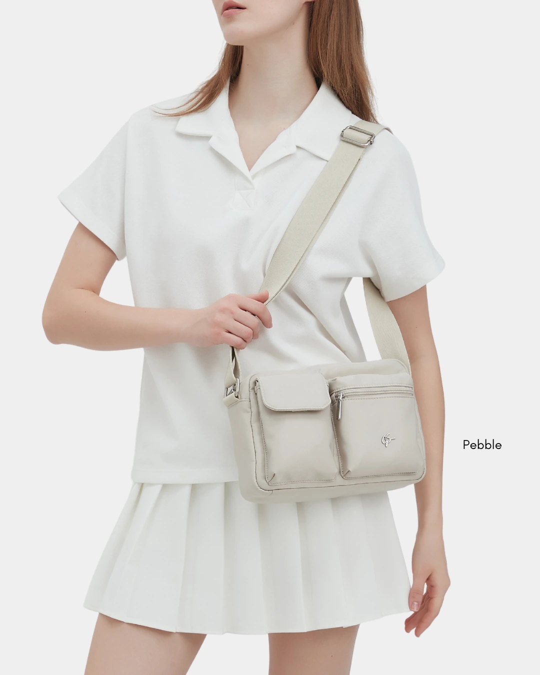 Zeon Nylon Sling Bag (Rose) - Image 11