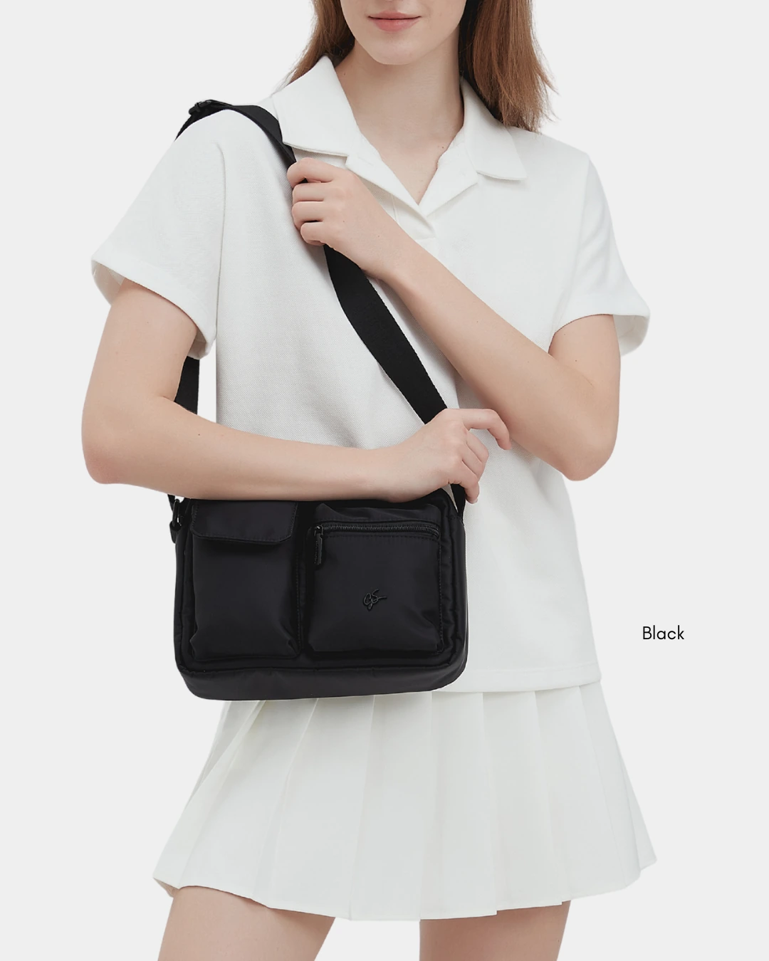 Zeon Nylon Sling Bag (Rose) - Image 9