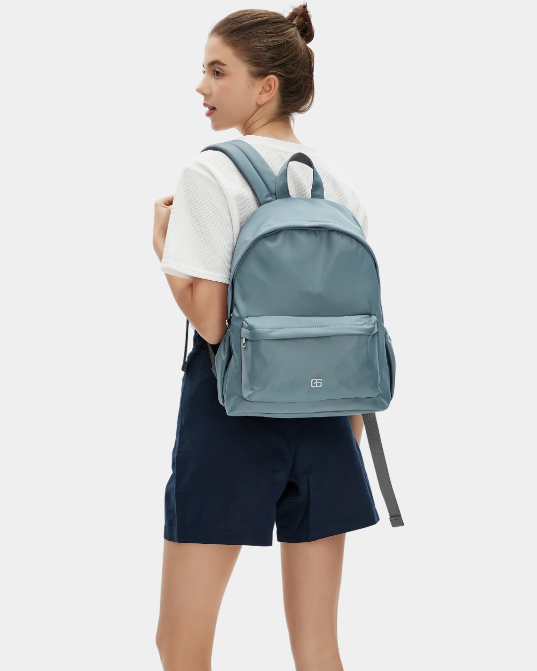 Kaylie Nylon Backpack (Blue) - Image 2