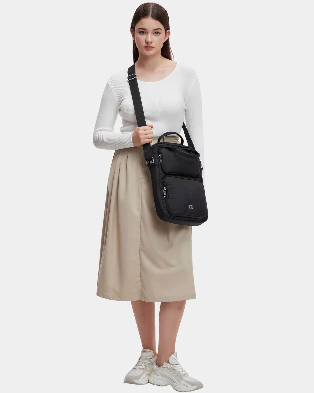 Logan Puffer Laptop Bag (Black) - Image 8