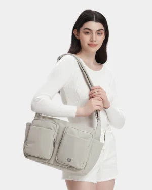 Mylah Nylon Puffer Sling Bag (Color X)