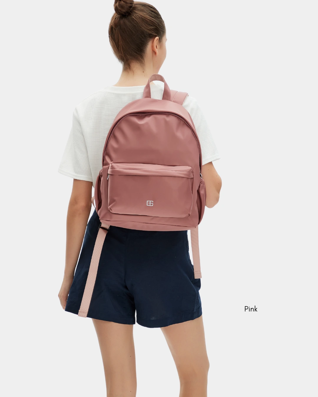 Kaylie Nylon Backpack (Grey) - Image 11