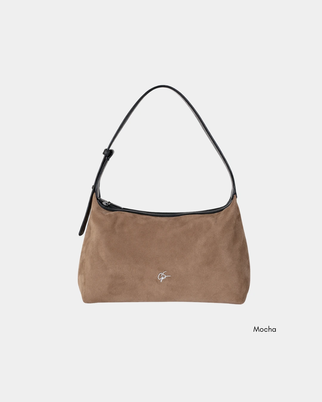 Capri Suede Shoulder Carry (Black) - Image 5