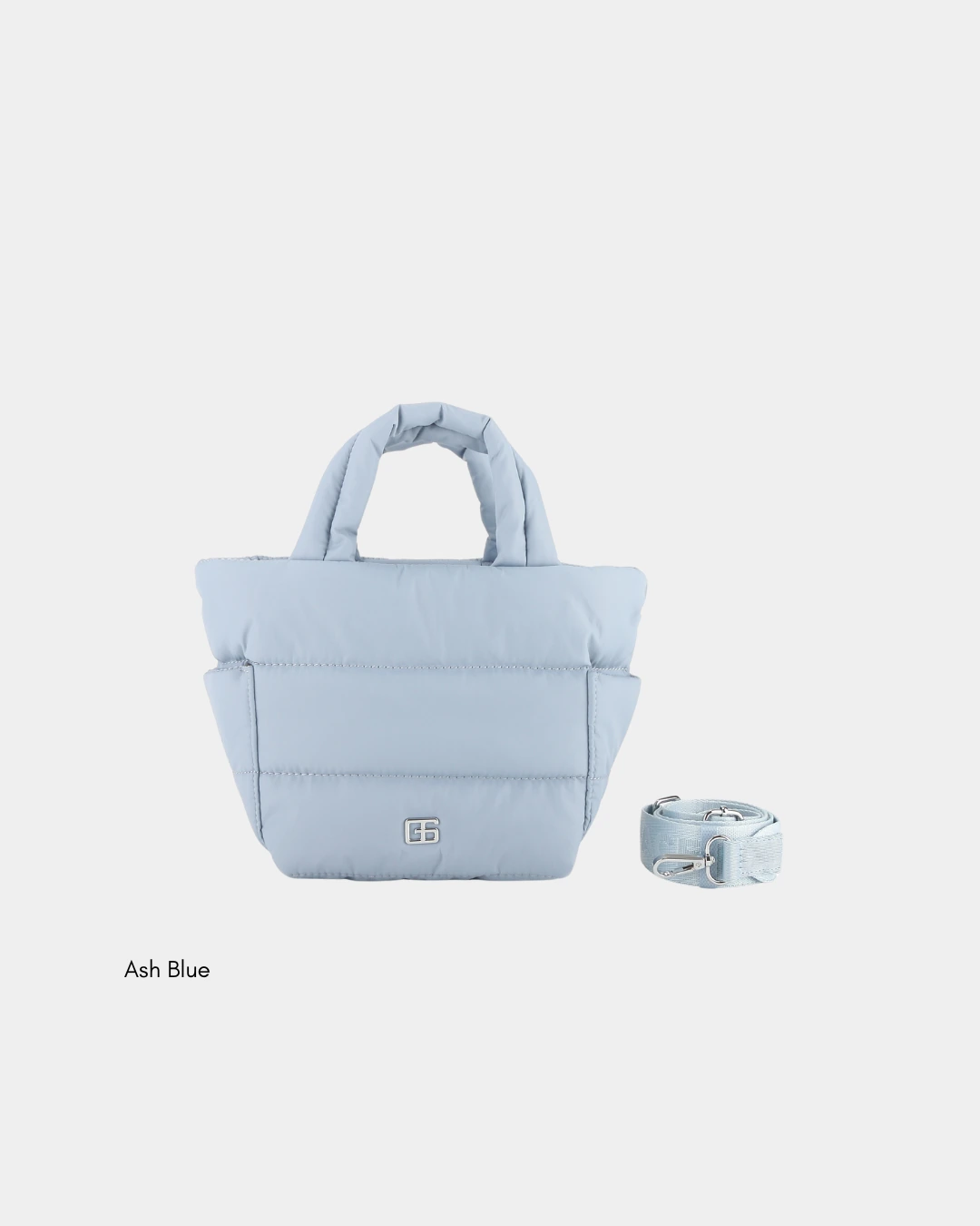 Reina Puffer Sling Bag (Dark Grey) - Image 11