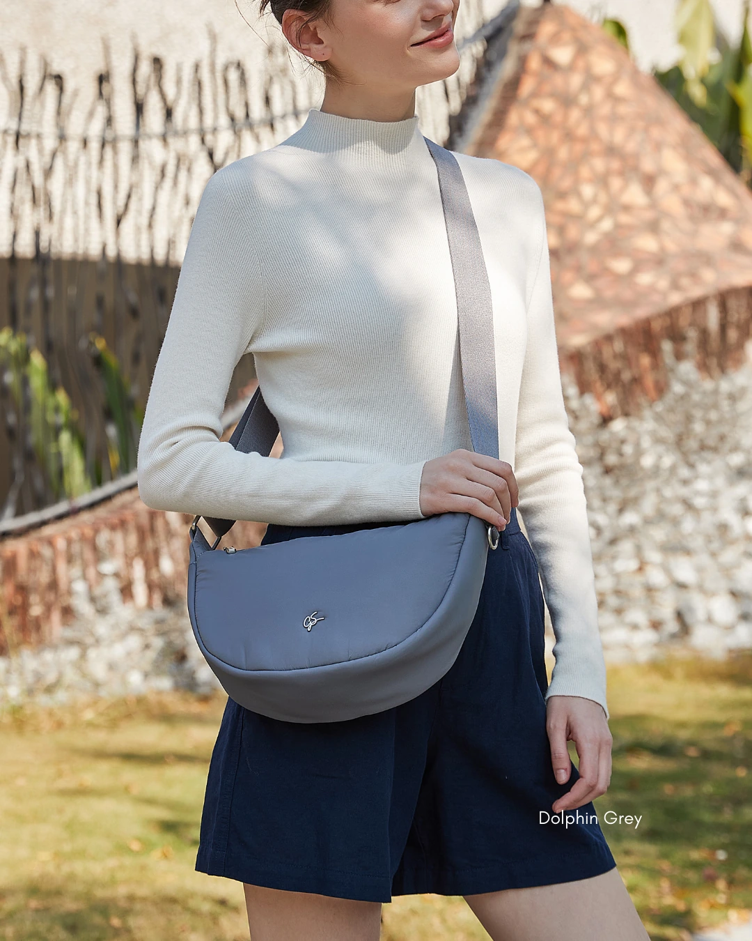 Talissa Puffer Sling Bag (Brown) - Image 8