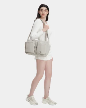 Mylah Nylon Puffer Sling Bag (Color X)