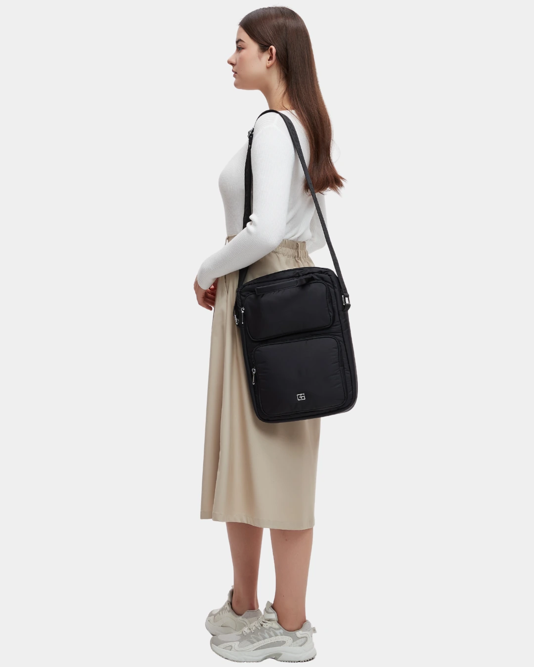 Logan Puffer Laptop Bag (Black) - Image 7