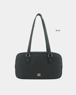 Martine 32 Baguette Shoulder Bag (Black)