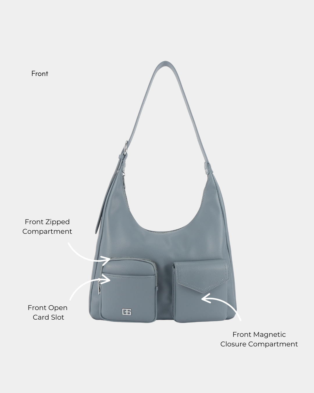 Koda Hobo Bag (Pebble) - Image 5