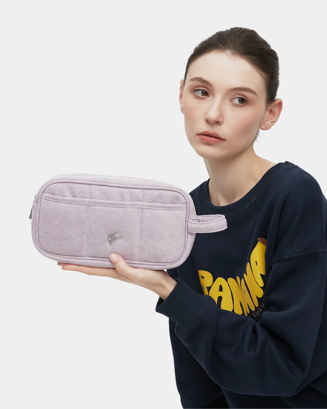 Cora Suede Puffer Pouch