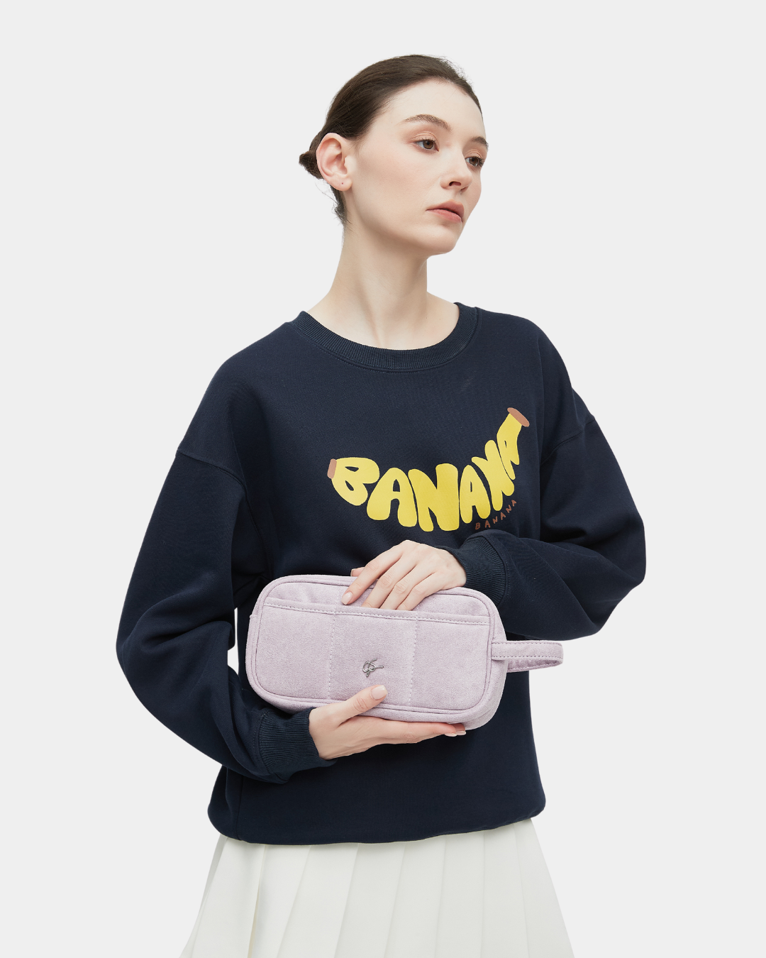 Cora Suede Puffer Pouch - Image 5