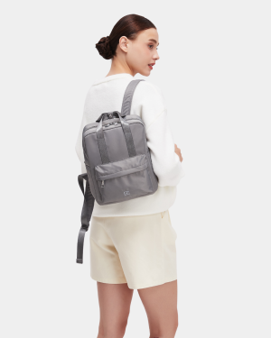Effie Nylon Mini Backpack (Charcoal Grey)