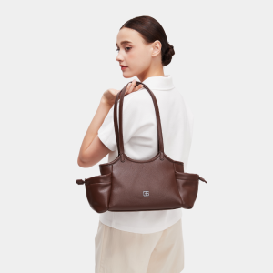 Talia Shoulder Bag (Chocolate)