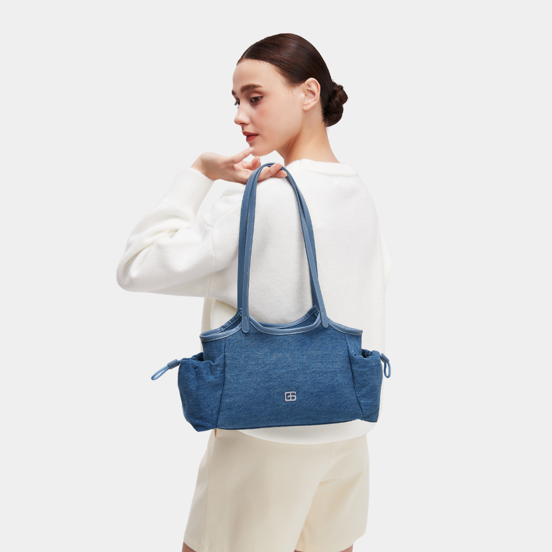 Talia Shoulder Bag (Denim)