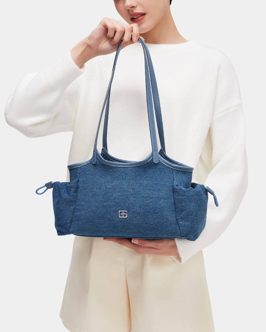 Talia Shoulder Bag (Denim) - Image 8