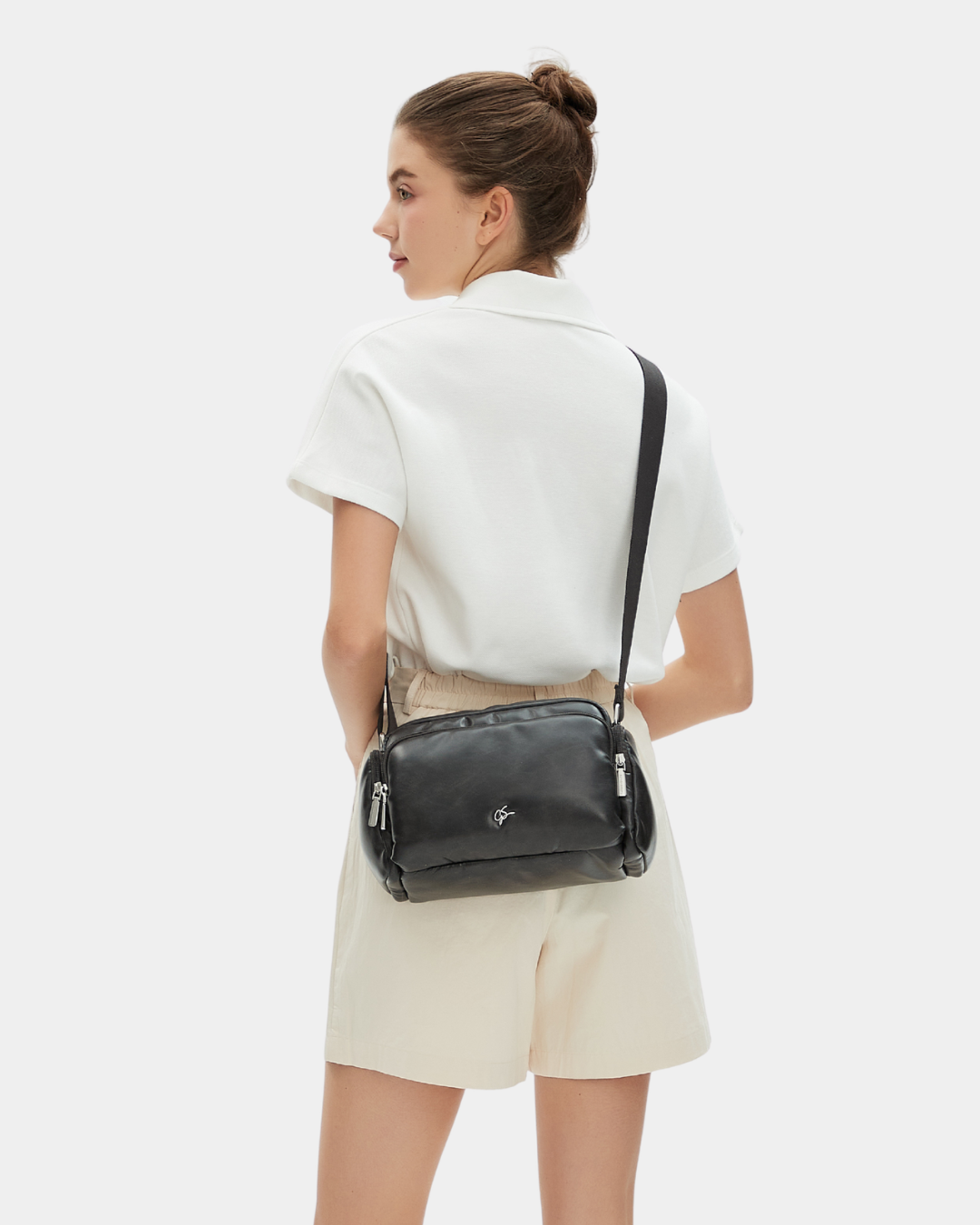 Elda Faux Leather Sling Bag - Image 6