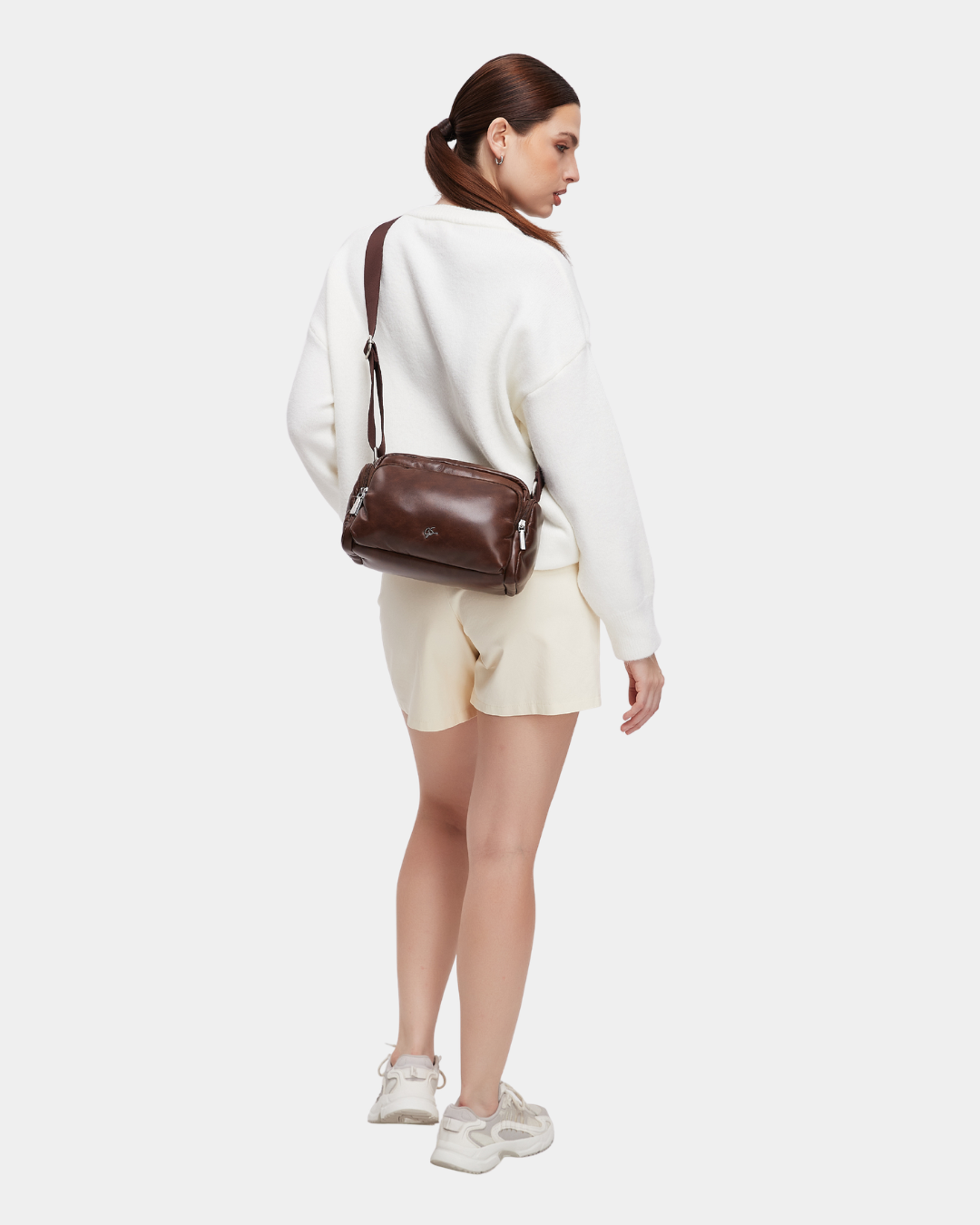 Elda Faux Leather Sling Bag - Image 7