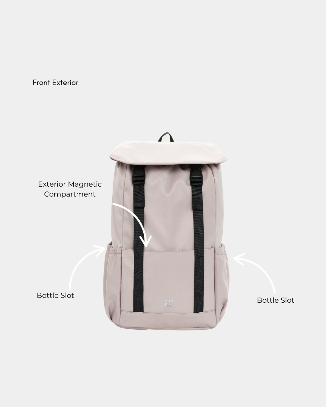 Kaison Nylon Backpack (Black) - Image 4