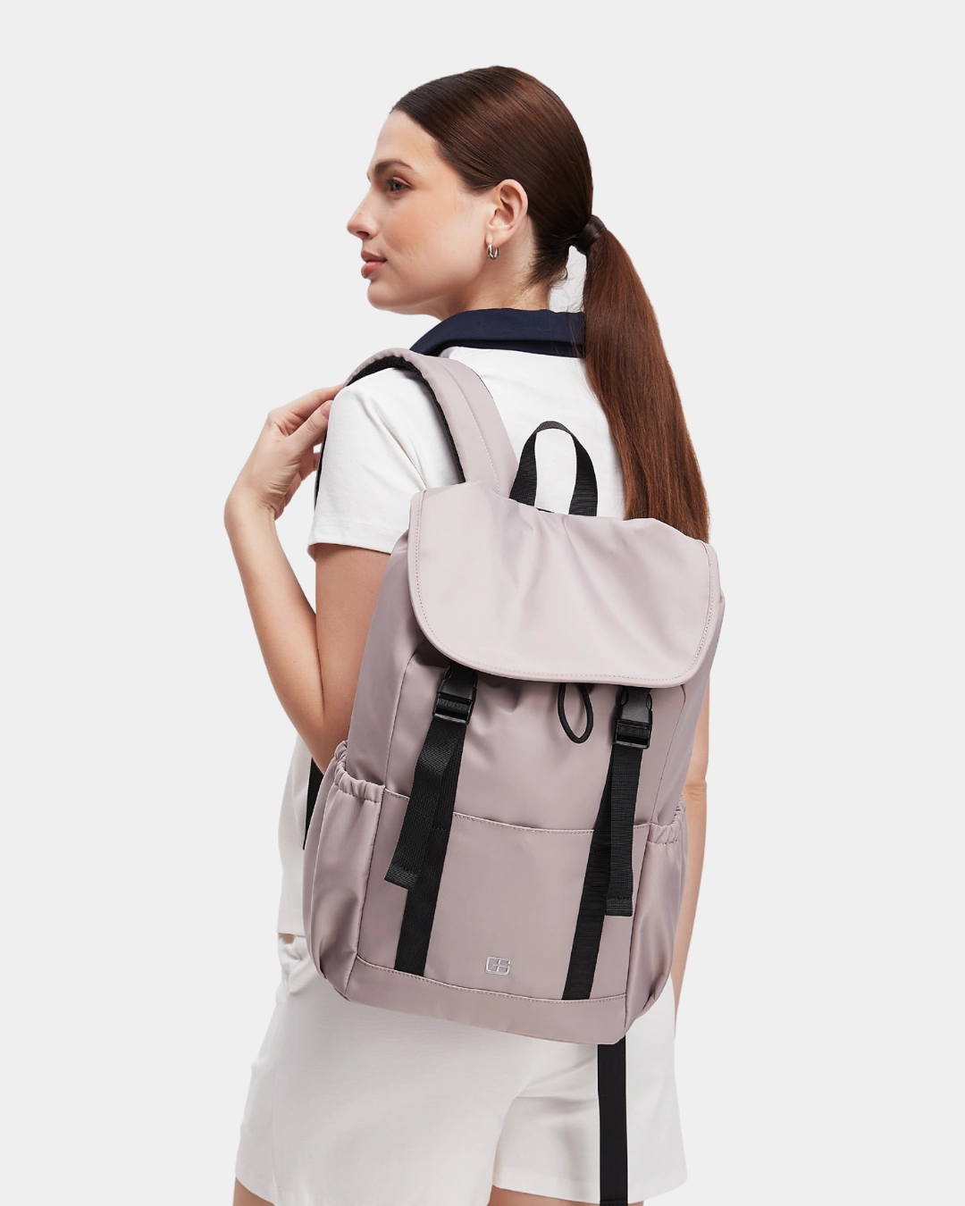 Kaison Nylon Backpack (Rose) - Image 9