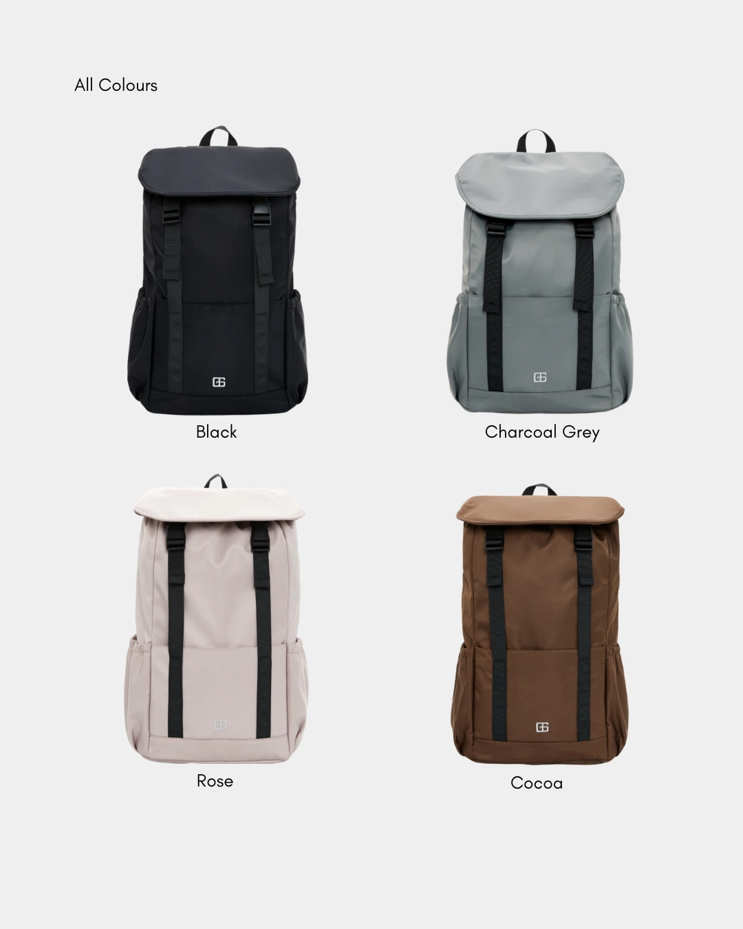 Kaison Nylon Backpack (Black) - Image 12