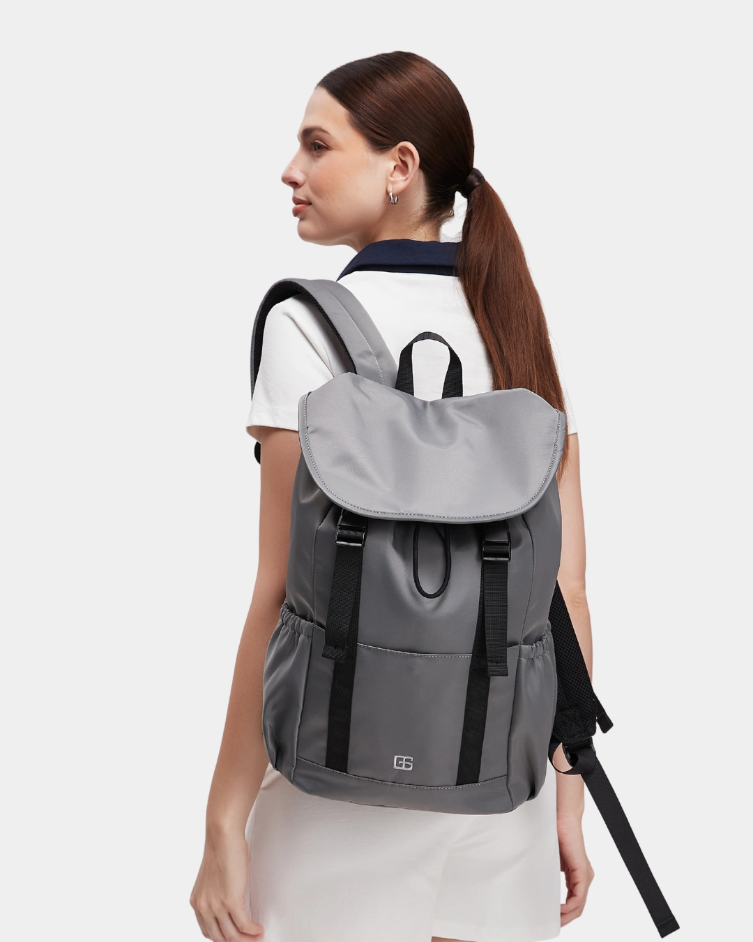 Kaison Nylon Backpack (Charcoal Grey) - Image 8