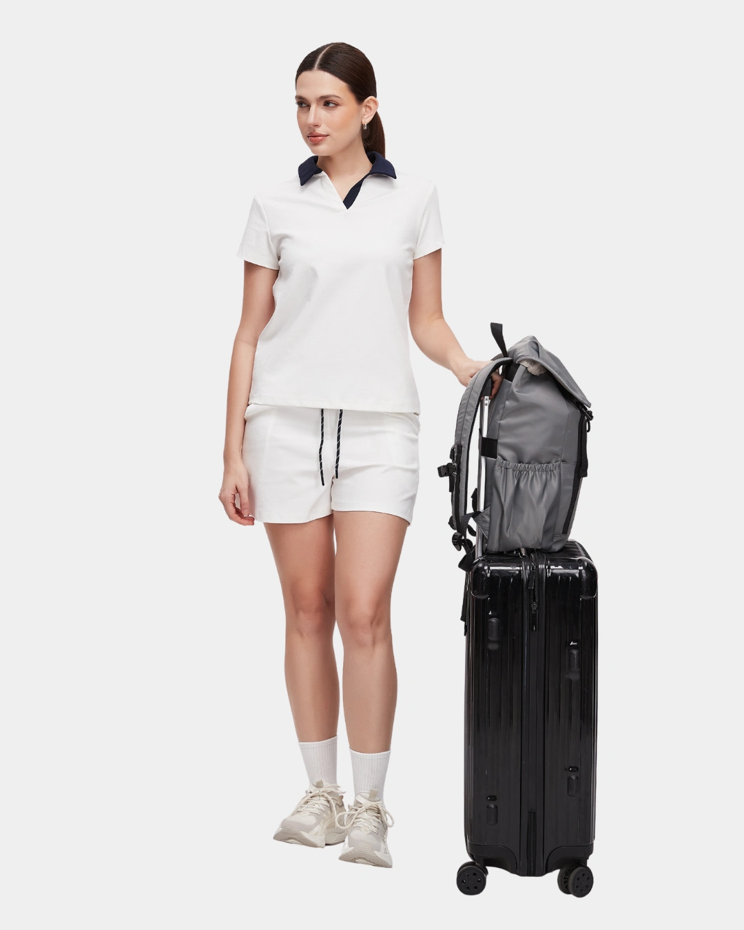 Kaison Nylon Backpack (Charcoal Grey) - Image 9