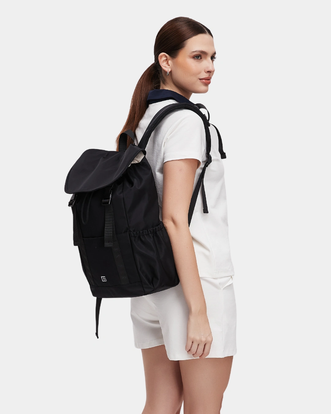 Kaison Nylon Backpack (Black) - Image 9