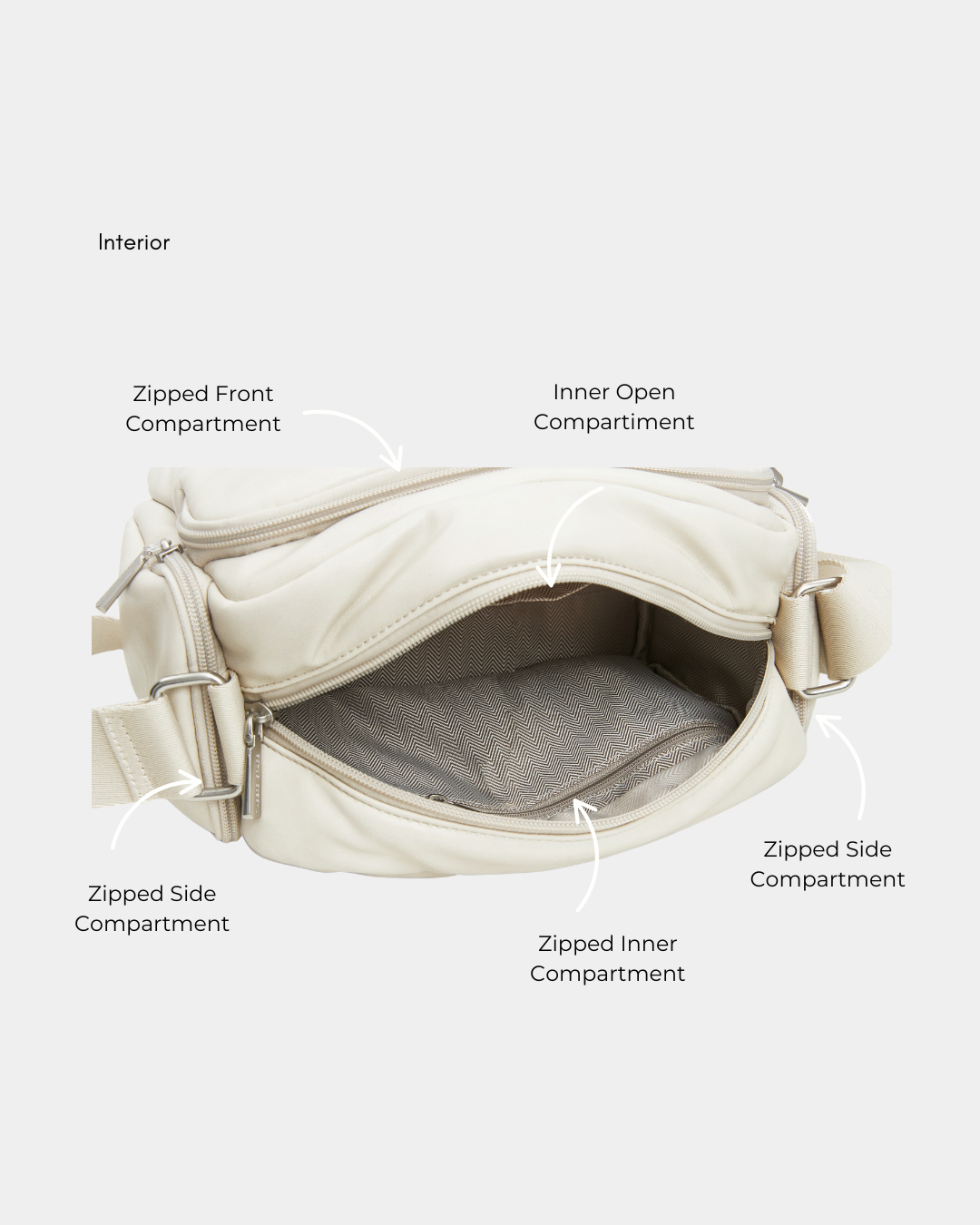 Elda Faux Leather Sling Bag - Image 3