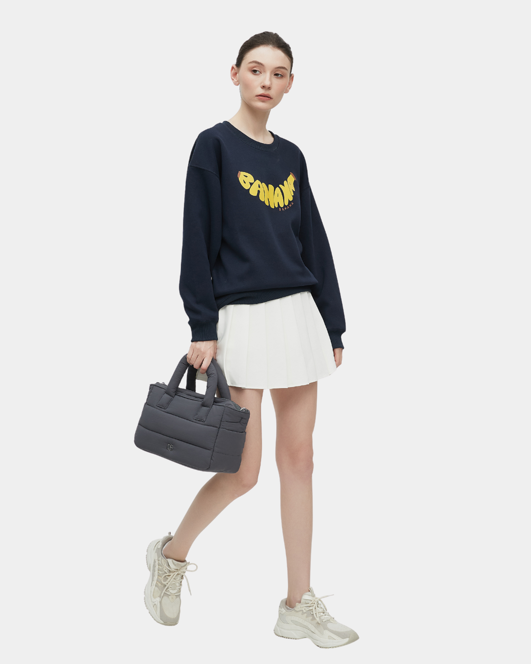 Novella Puffer Sling Bag (Dark Grey) - Image 10