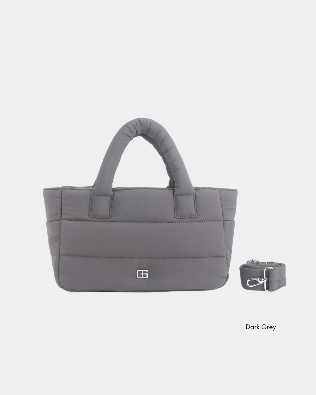 Novella Puffer Sling Bag (Dark Grey) - Image 5