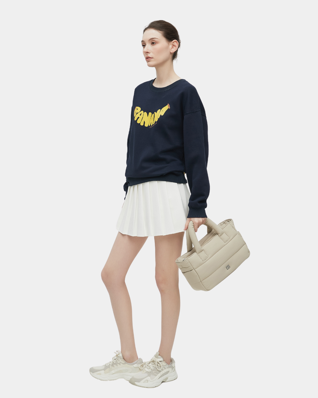 Novella Puffer Sling Bag (Oat) - Image 10